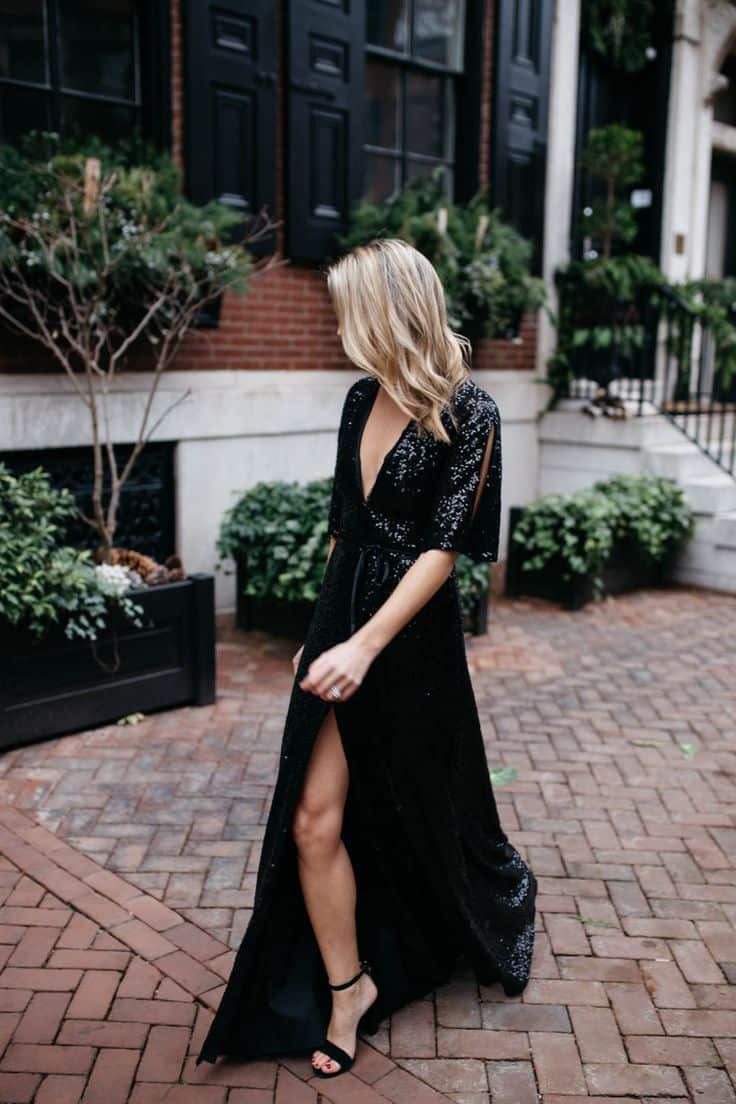 vestido preto para convidada de casamento