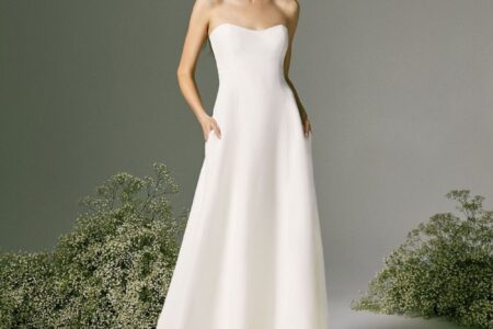 Os vestidos de noiva minimalistas de Savannah Miller