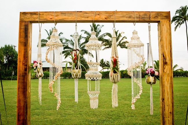  hawaii tropical boho abacaxi decoração casamento praia