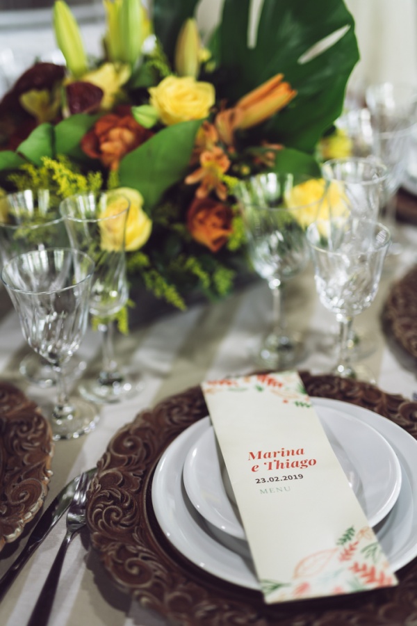 decoracao mesa de casamento