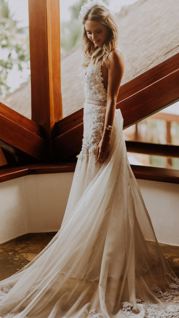 vestido de noiva Destination Wedding  Em Trancoso