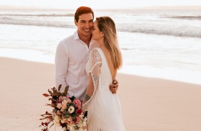 ensaio pré casamento na praia do rosa mariée thaisa e henrique foto carol ritzman